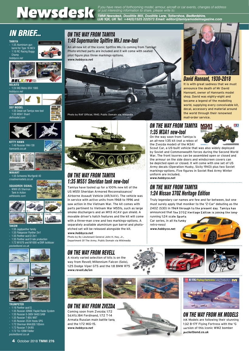 Tamiya Model Magazine 276 (2018-10)